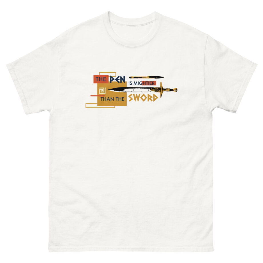 Percy Jackson Pen Mightier Than Sword Unisex classic tee