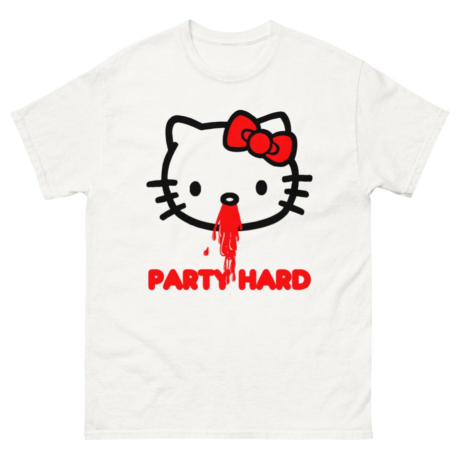 Andrew Wk Hello Party Kitty Parody Unisex classic tee
