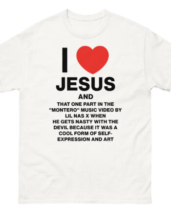 Lil Nas X I Love Jesus and Montero Unisex classic tee