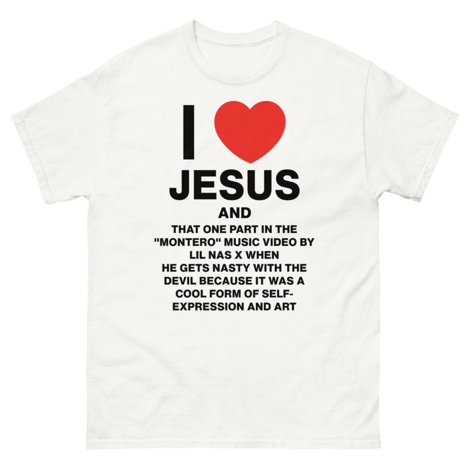 Lil Nas X I Love Jesus and Montero Unisex classic tee