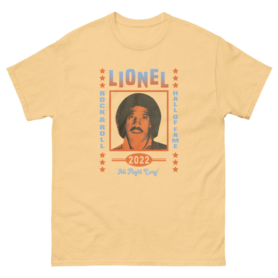 Lionel Richie Rock and Roll Hall of Fame All Night Unisex classic tee