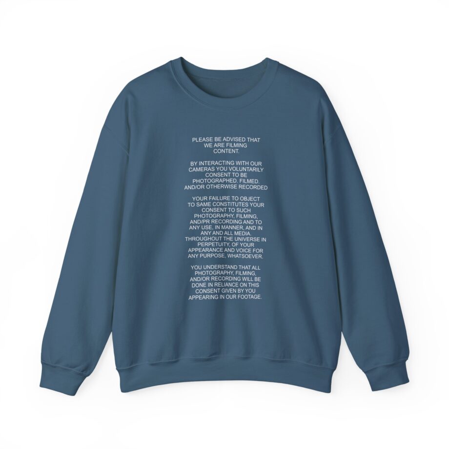 Nekrogoblikon We Are Filming Content Unisex Heavy Blend Crewneck Sweatshirt