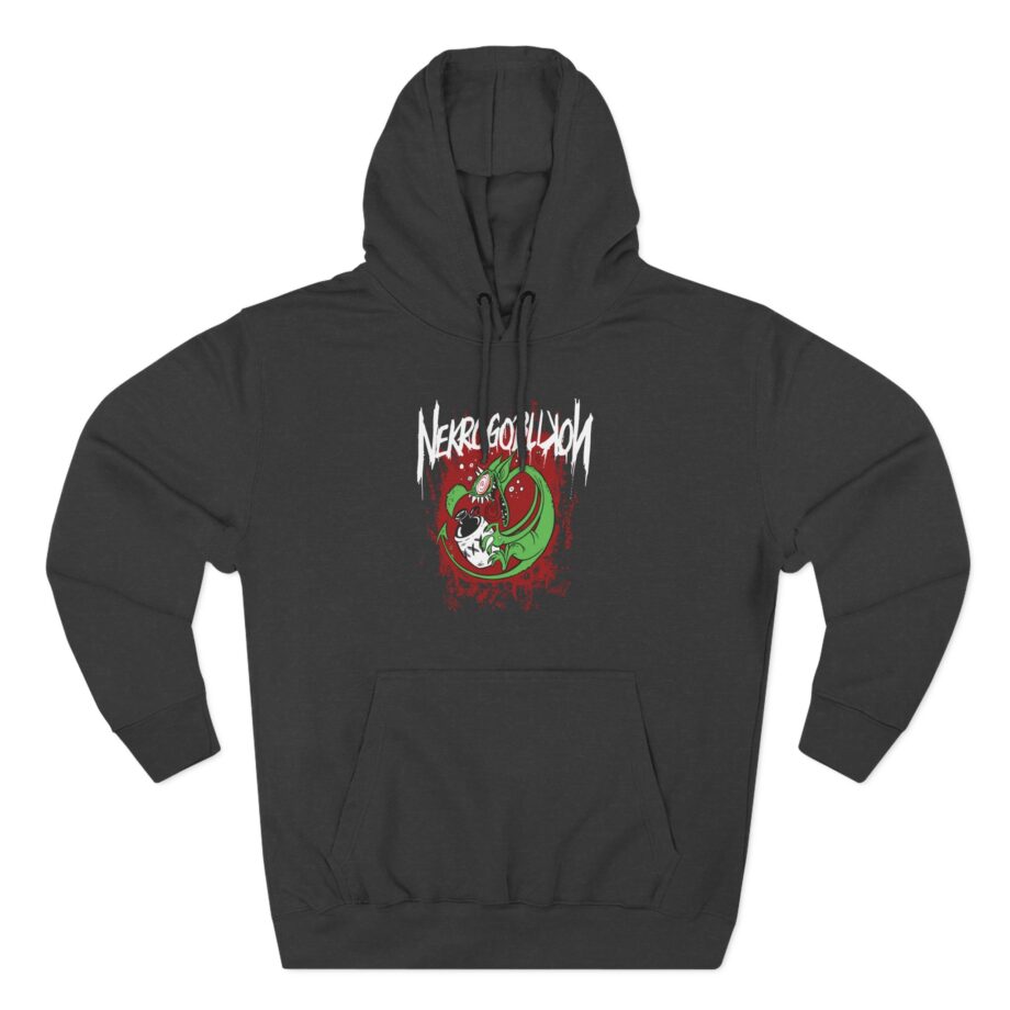 Nekrogoblikon Drunk Goblin Three-Panel Fleece Hoodie