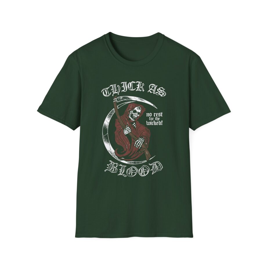 Thick as Blood No Rest Unisex Softstyle T-Shirt