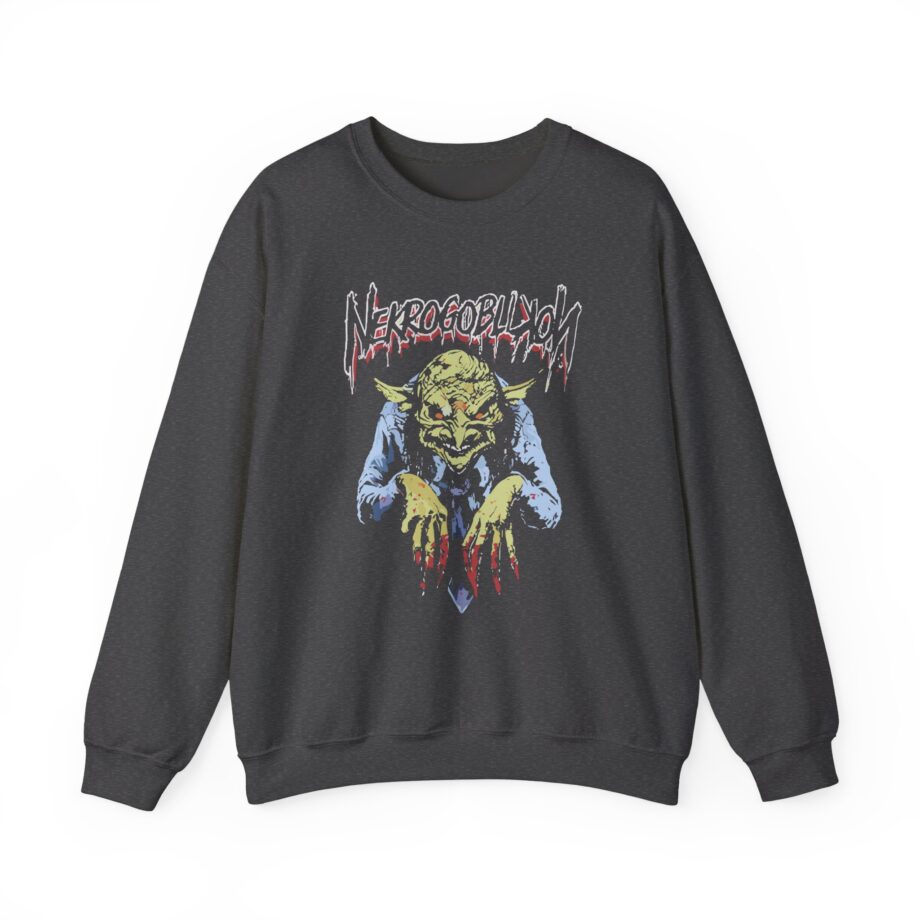 Nekrogoblikon Bloody Fingers Unisex Heavy Blend Crewneck Sweatshirt