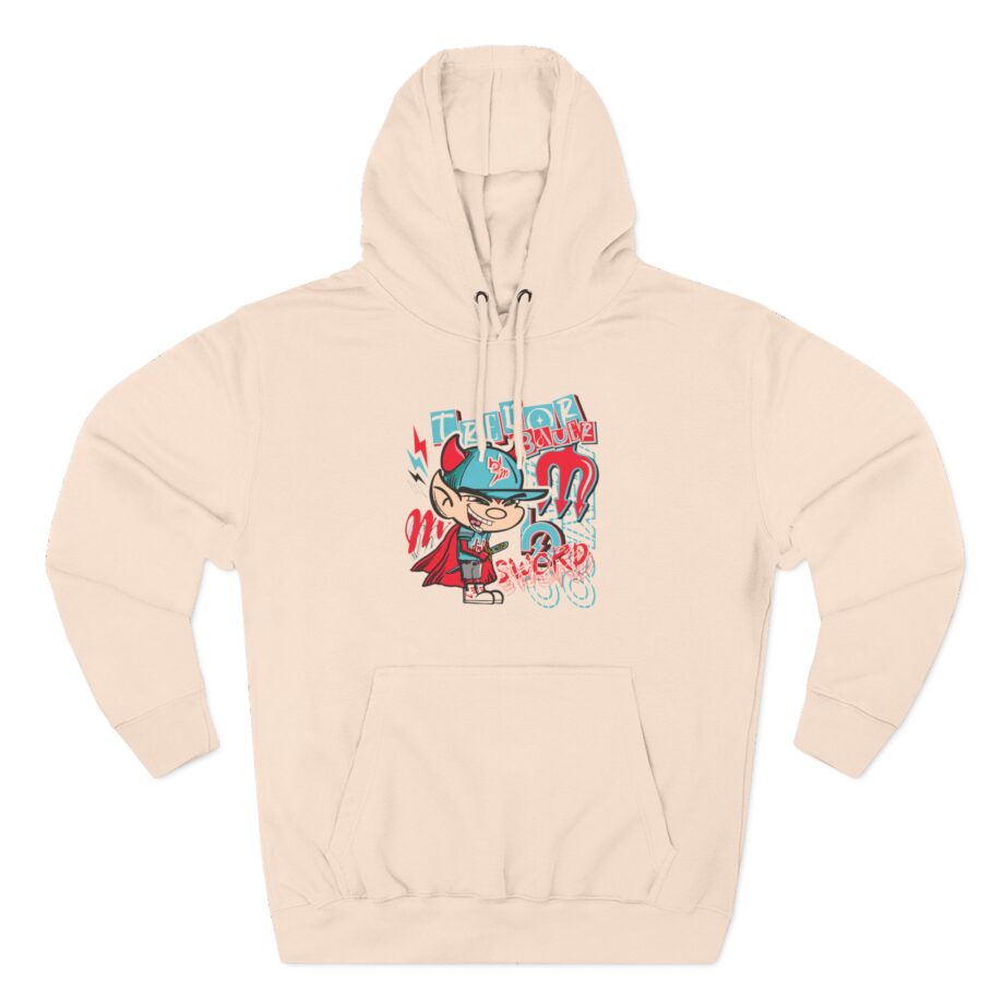 Trevor Bauer Diablo's Cartoon Three-Panel Fleece Hoodie