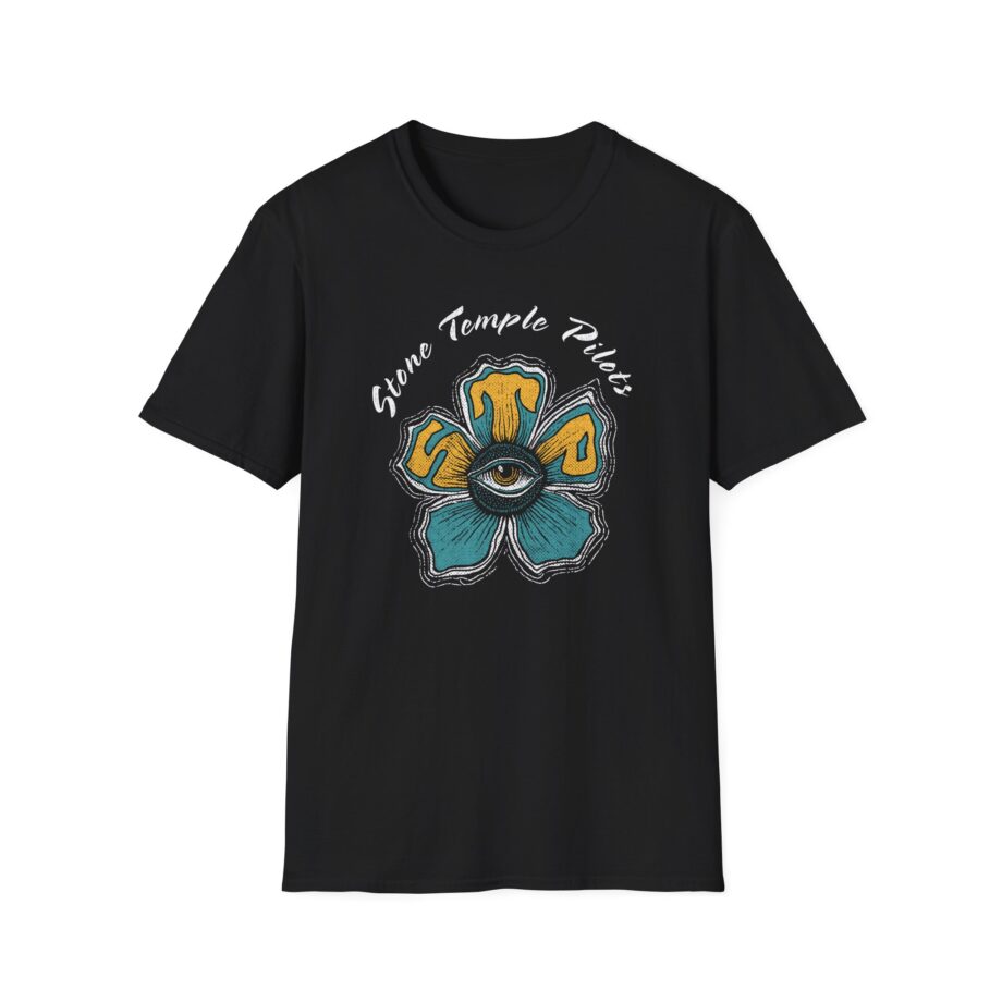 Stone Temple Pilots Eye Flower Unisex Softstyle T-Shirt