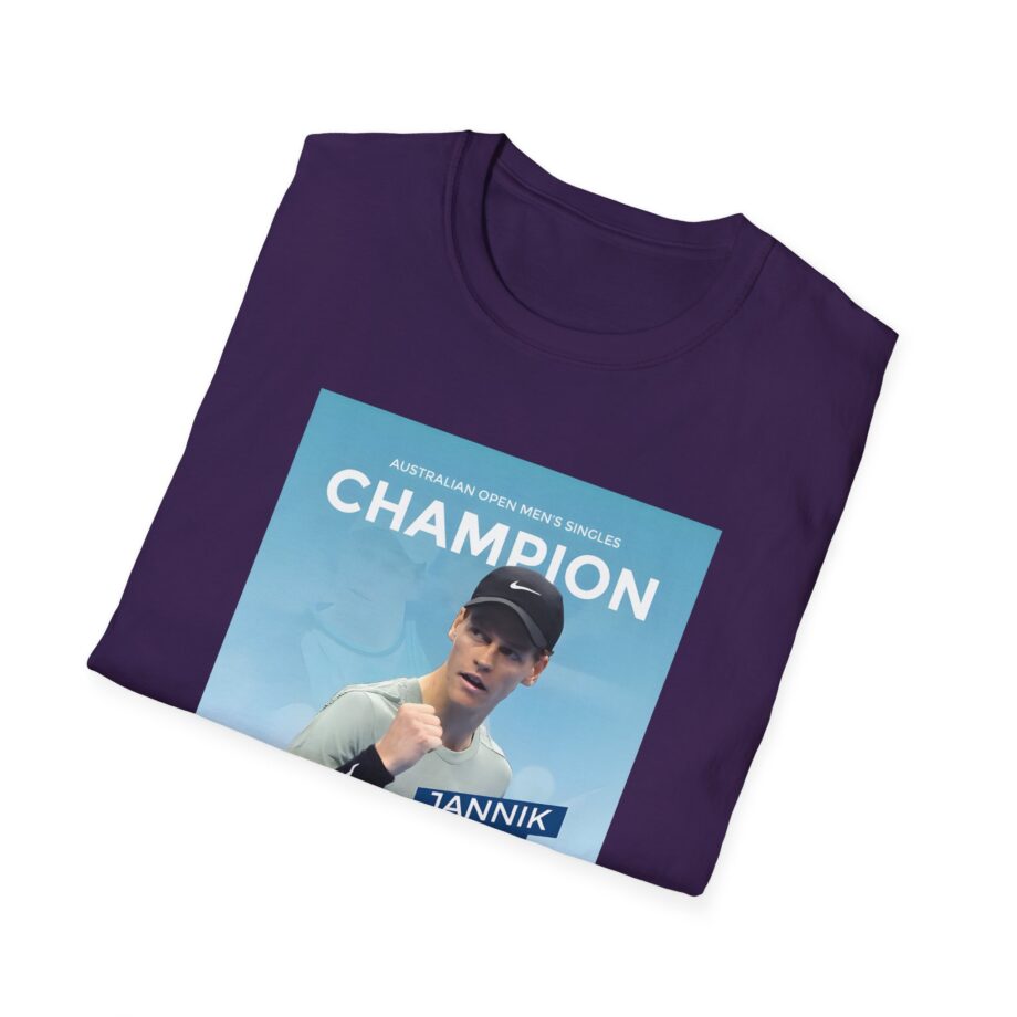 Jannik Sinner Australian Open Men's Singles Champion 2025 Unisex Softstyle T-Shirt