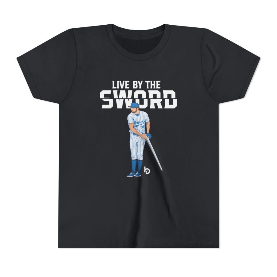 Trevor Bauer Live By The Sword Youth Short Sleeve Tee