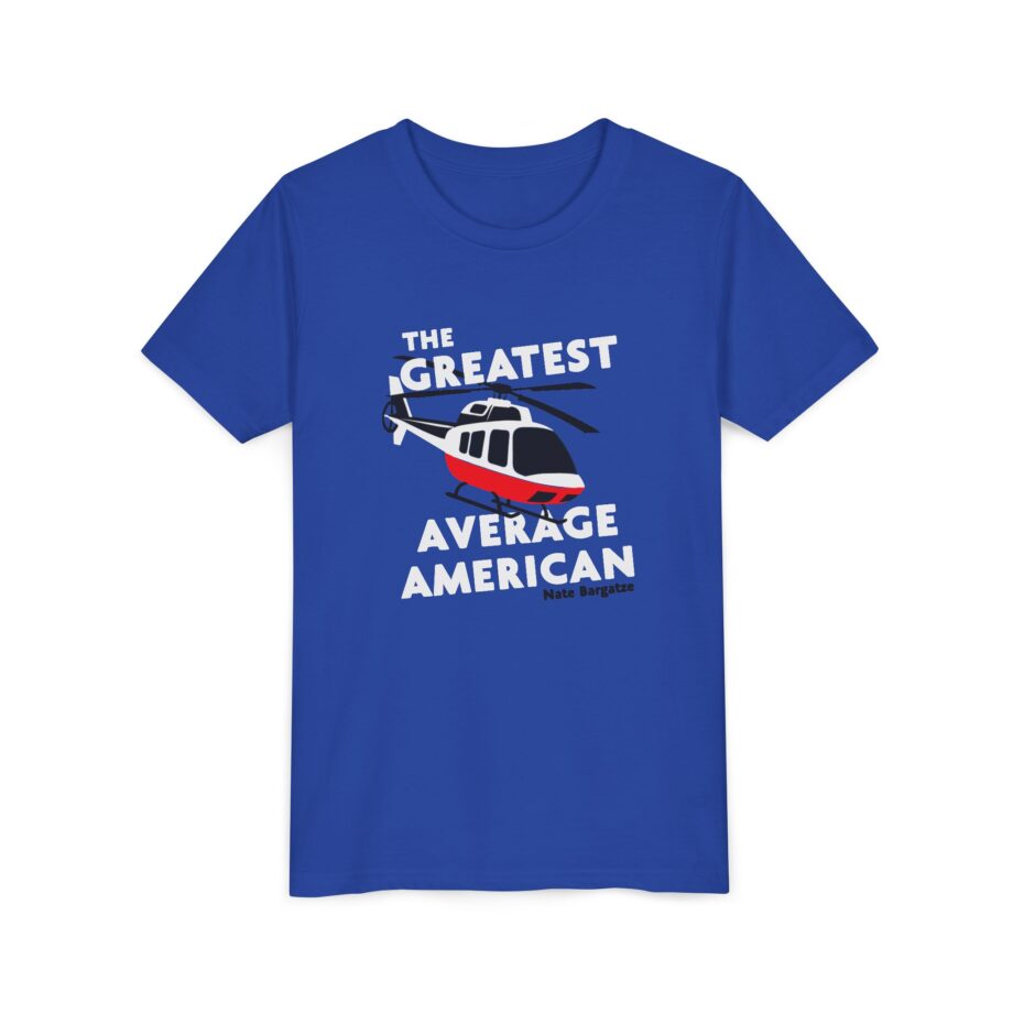 The Greatest Average American Nate Bargatze Youth Short Sleeve Tee
