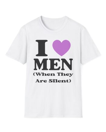 Lizzy Mcalpine I Love Men When They Are Silent Unisex Softstyle T-shirt
