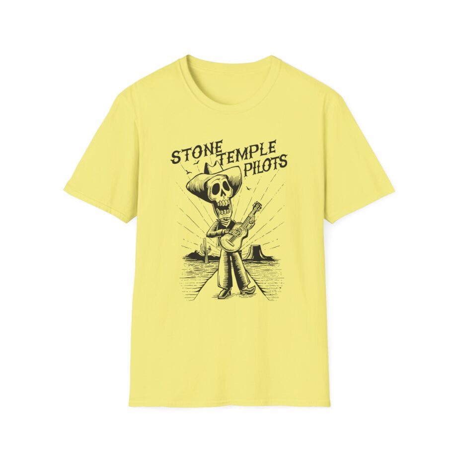 Stone Temple Pilots Desert Skeleton Unisex Softstyle T-Shirt