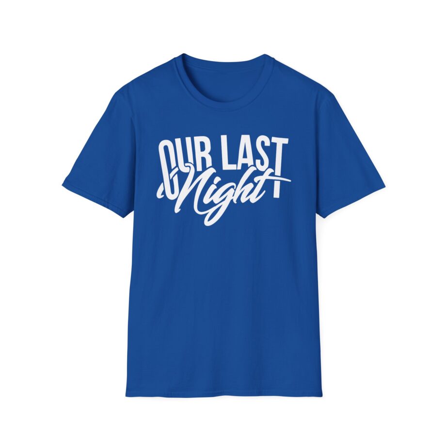 Our Last Night Script Unisex Softstyle T-shirt