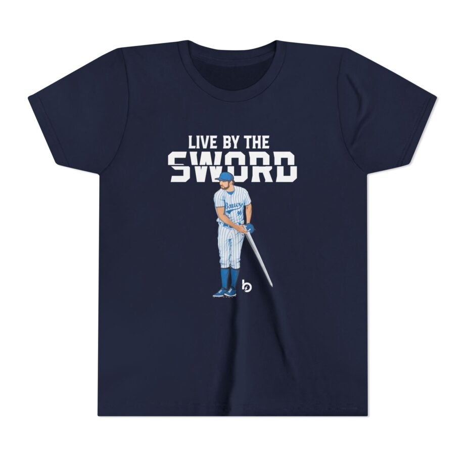 Trevor Bauer Live By The Sword Youth Short Sleeve Tee