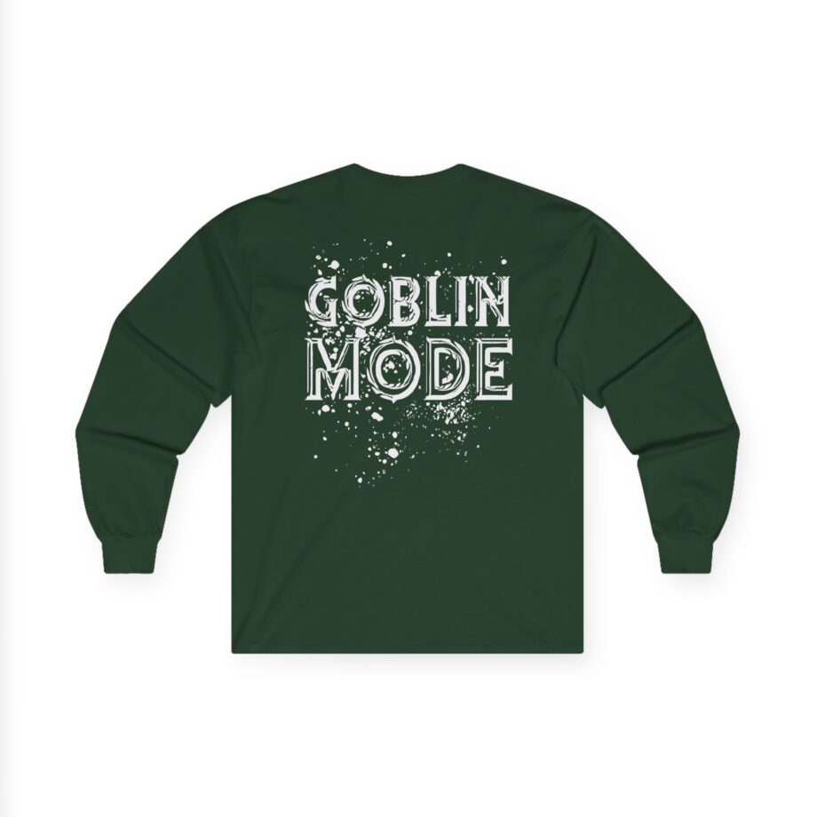 Nekrogoblikon Goblin Mode Raglan Unisex Ultra Cotton Long Sleeve Tee