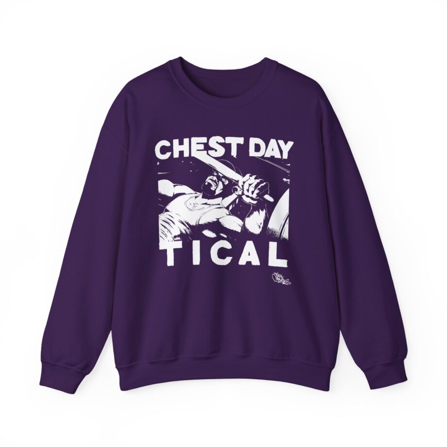 Method Man Chest Day Unisex Heavy Blend Crewneck Sweatshirt