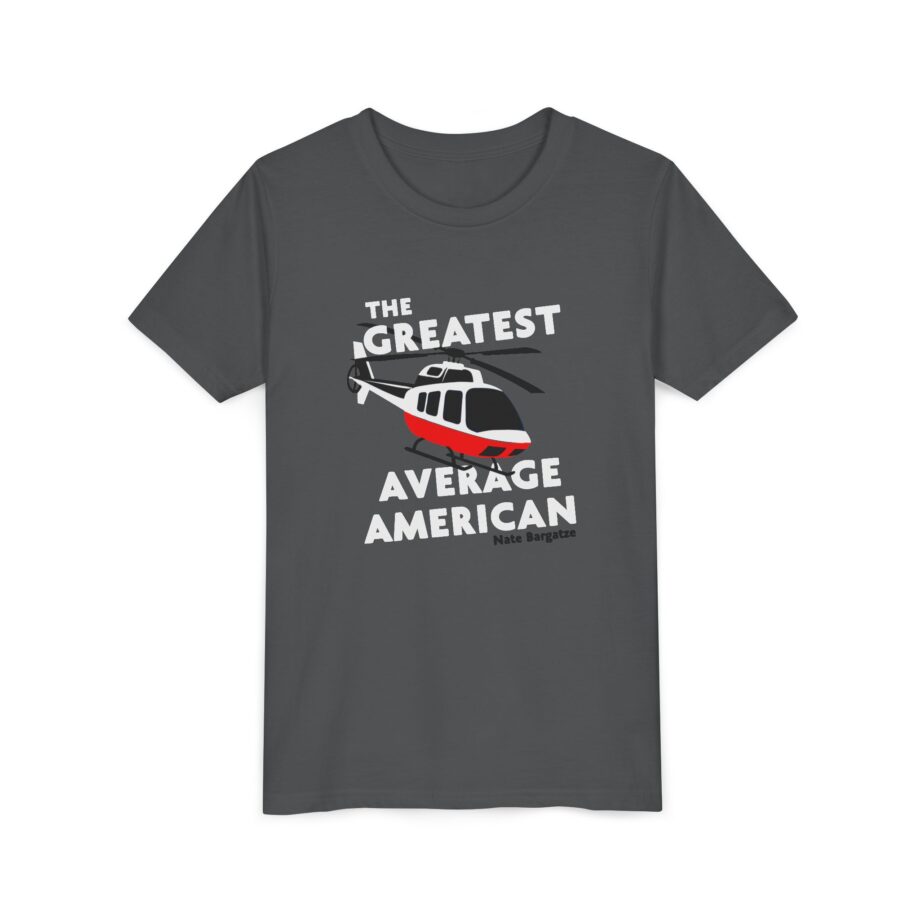 The Greatest Average American Nate Bargatze Youth Short Sleeve Tee