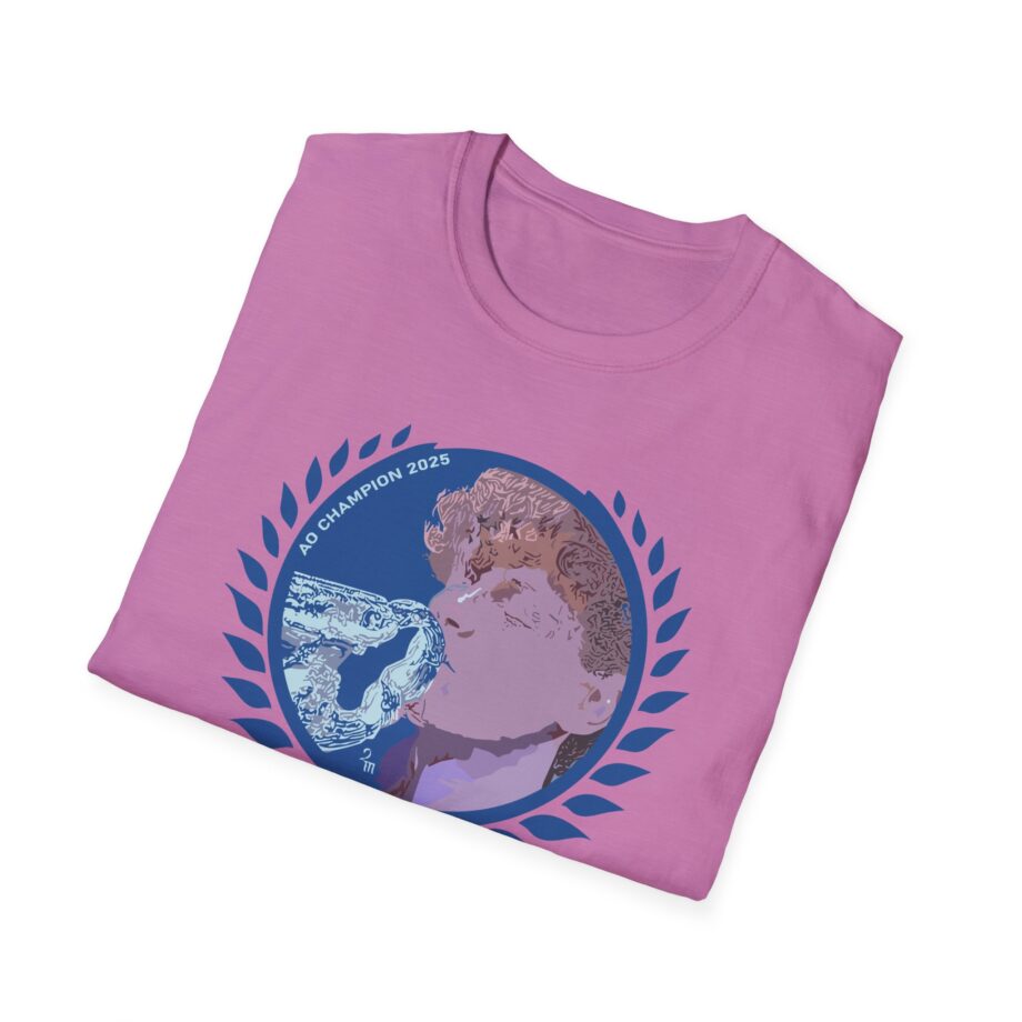 Jannik Sinner AO Champion 2025 Unisex Softstyle T-Shirt