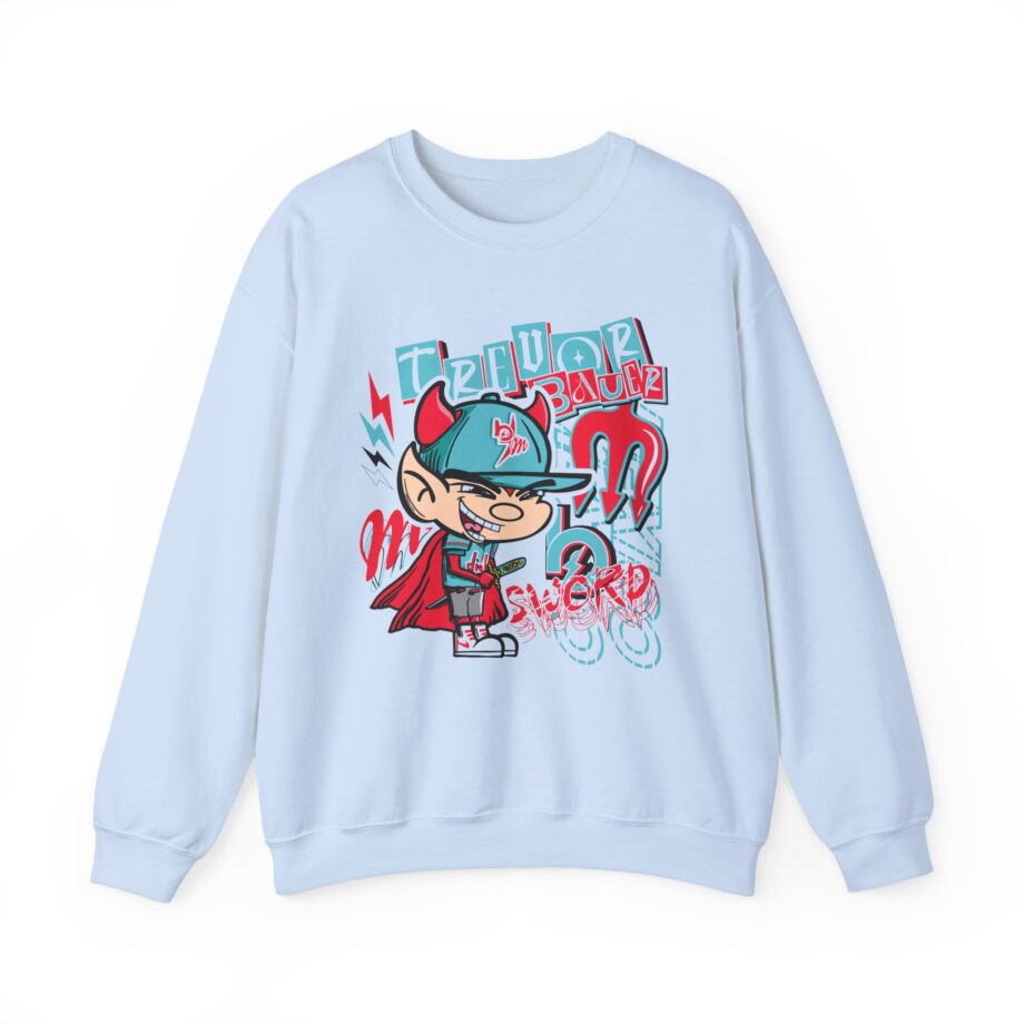 Trevor Bauer Diablo's Cartoon Three-panel Fleece Hoodie