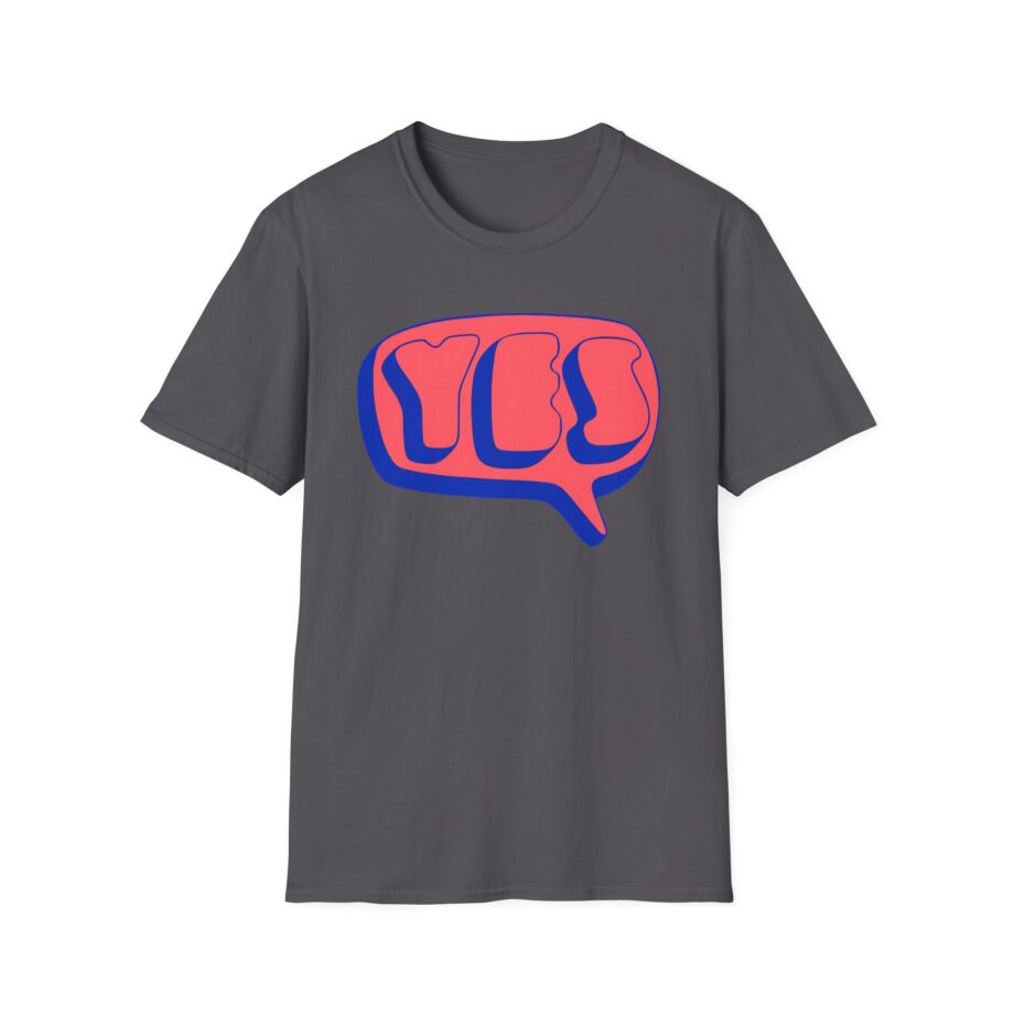 Yes Word Bubble Unisex Softstyle T-shirt