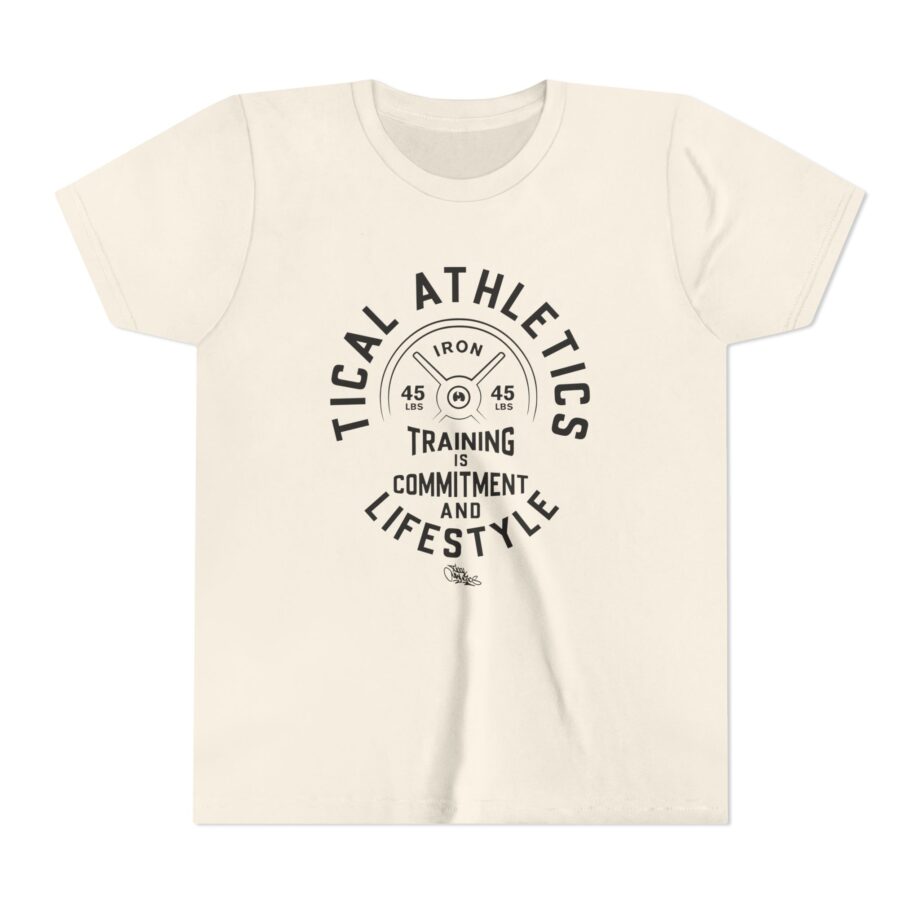 Method Man Training is Commitment and Lifestyle Tical Athletic Youth Short Sleeve Tee