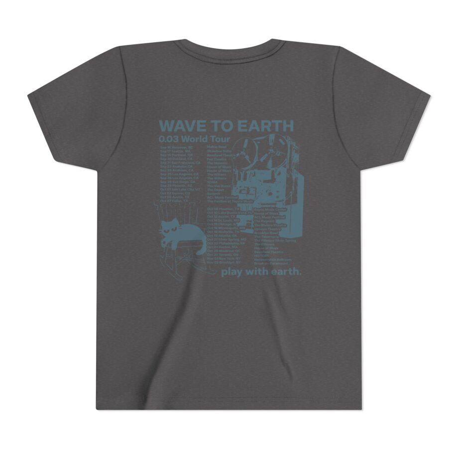 Wave to Earth 0.03 NA Tour Youth Short Sleeve Tee