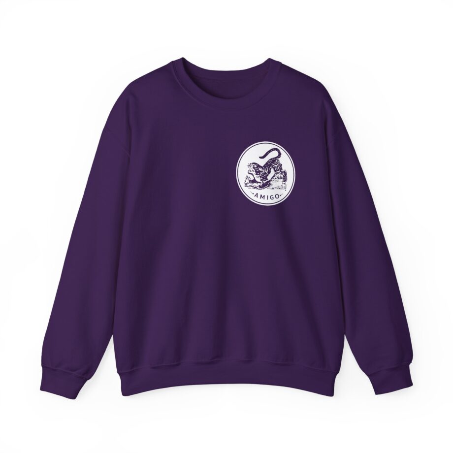 Amigo the Devil Tiger Unisex Heavy Blend Crewneck Sweatshirt