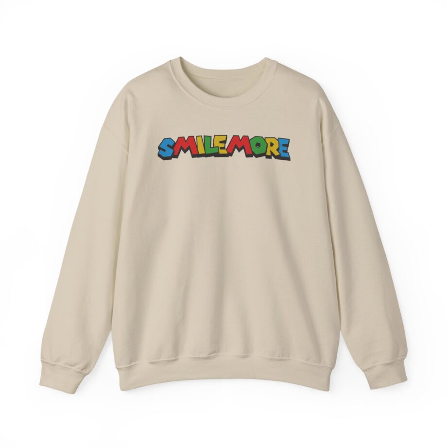 Roman Atwood Colorful Smile More Unisex Heavy Blend Crewneck Sweatshirt