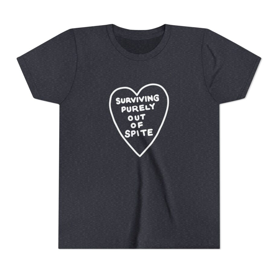 Elyse Myers Surviving Purely Out of Spite Youth Short Sleeve Tee