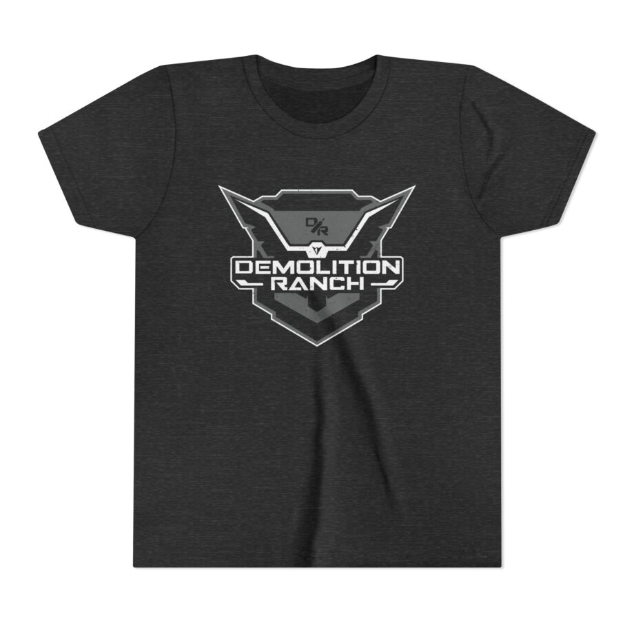 Monochrome Shield Youth Short Sleeve Tee