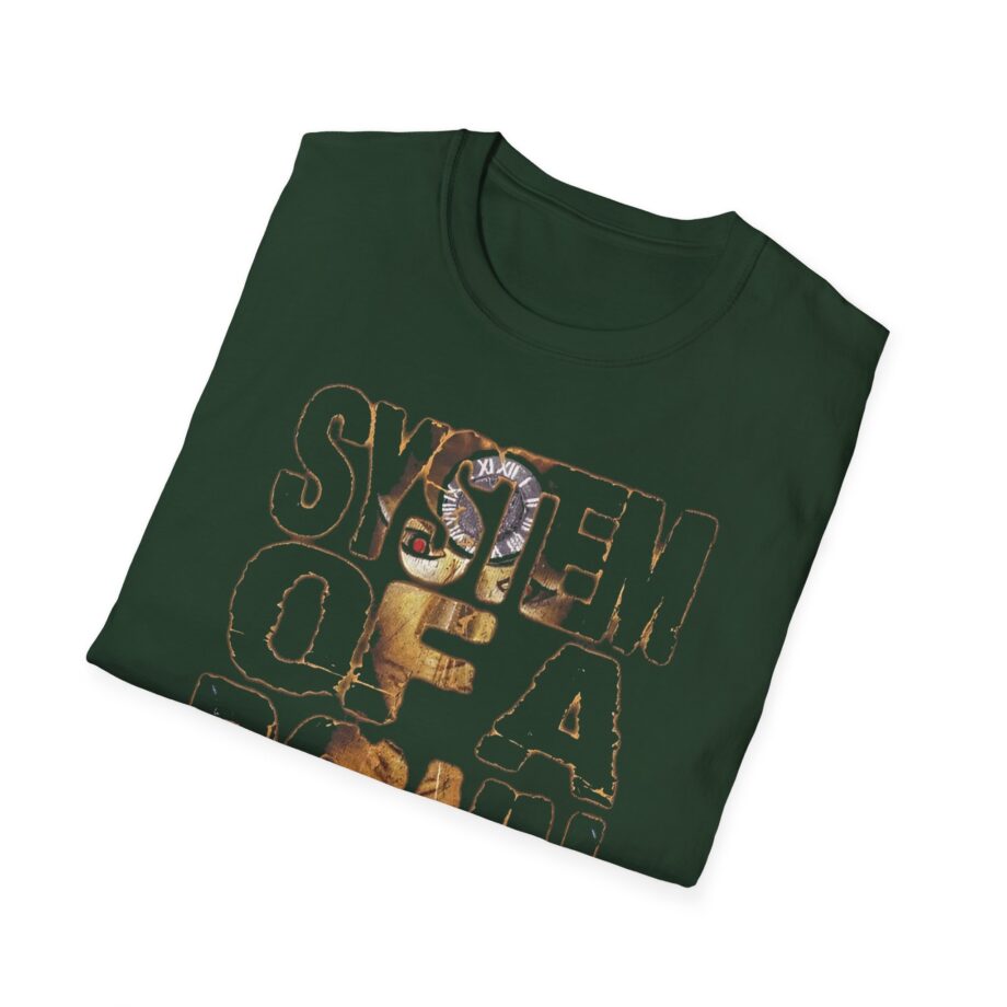 System of a Down Mezmerize Stacked Logo Unisex Softstyle T-Shirt
