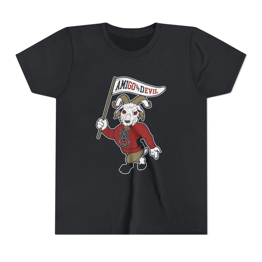 Amigo The Devil Go Evil Mascot Youth Short Sleeve Tee