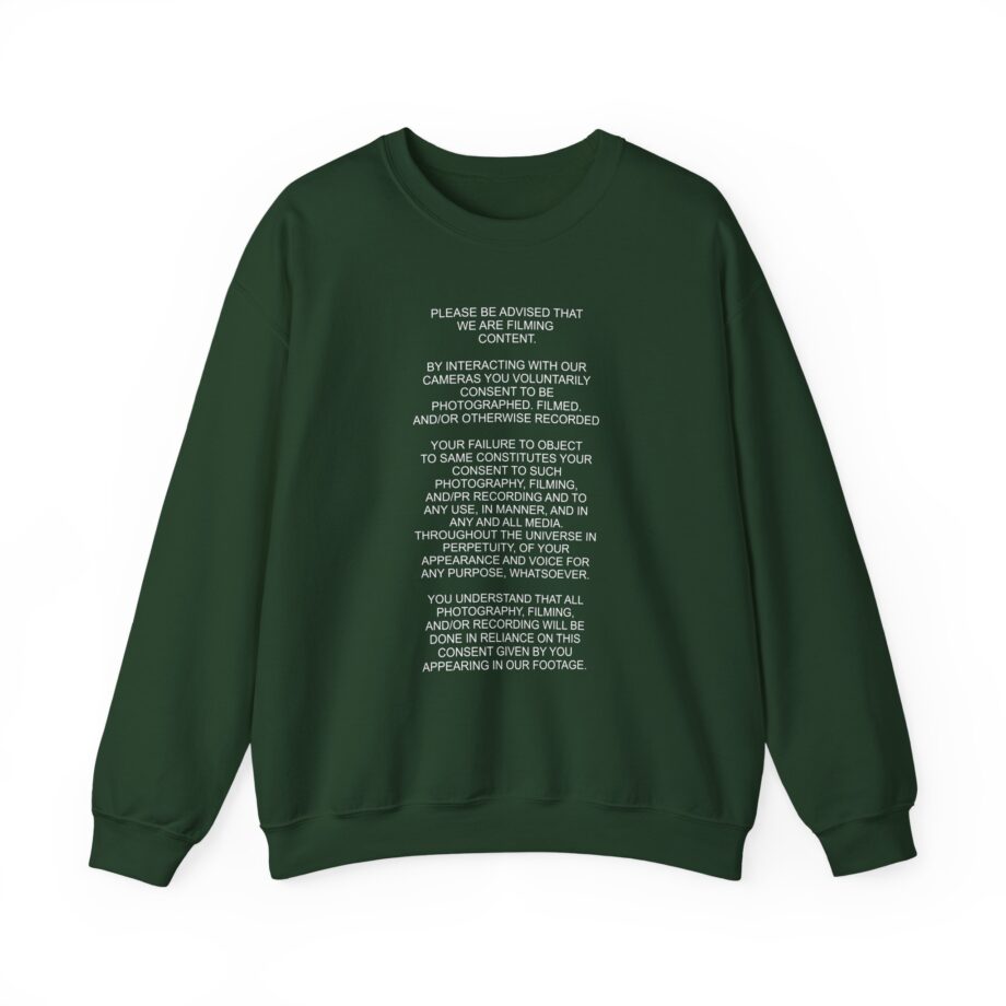 Nekrogoblikon We Are Filming Content Unisex Heavy Blend Crewneck Sweatshirt