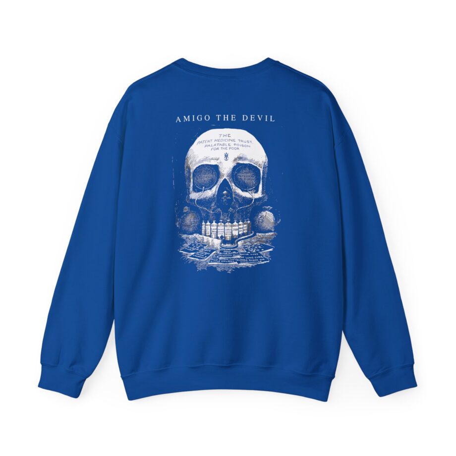 Amigo the Devil Tiger Unisex Heavy Blend Crewneck Sweatshirt