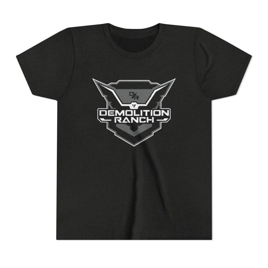 Monochrome Shield Youth Short Sleeve Tee