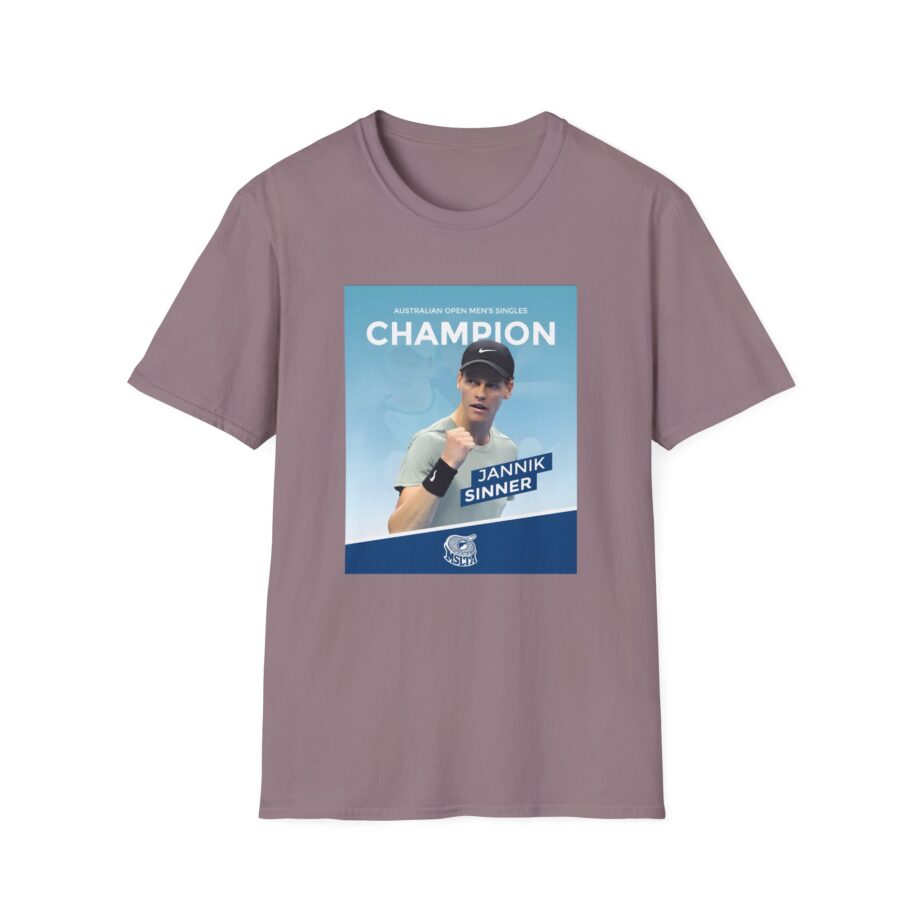 Jannik Sinner Australian Open Men's Singles Champion 2025 Unisex Softstyle T-Shirt