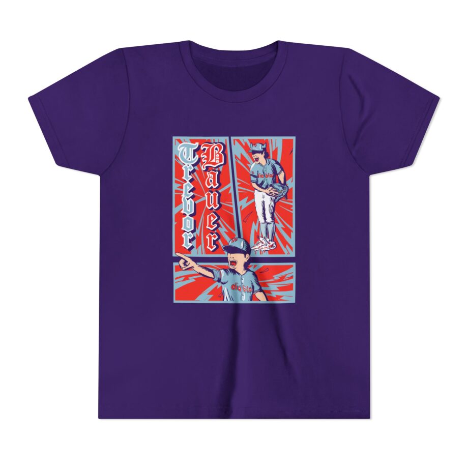Trevor Bauer Diablo's Comic Strip Youth Short Sleeve Tee