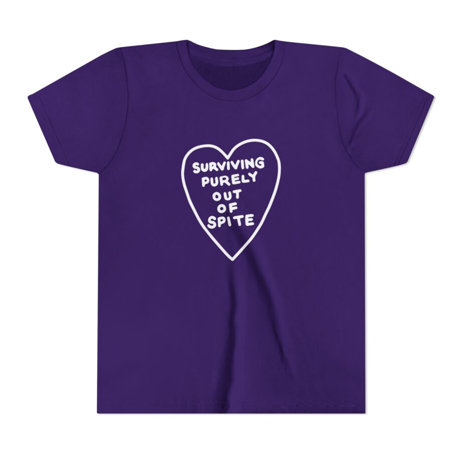 Elyse Myers Surviving Purely Out of Spite Youth Short Sleeve Tee
