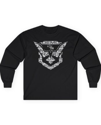Demolition Ranch Demo Glitch Shield Unisex Ultra Cotton Long Sleeve Tee