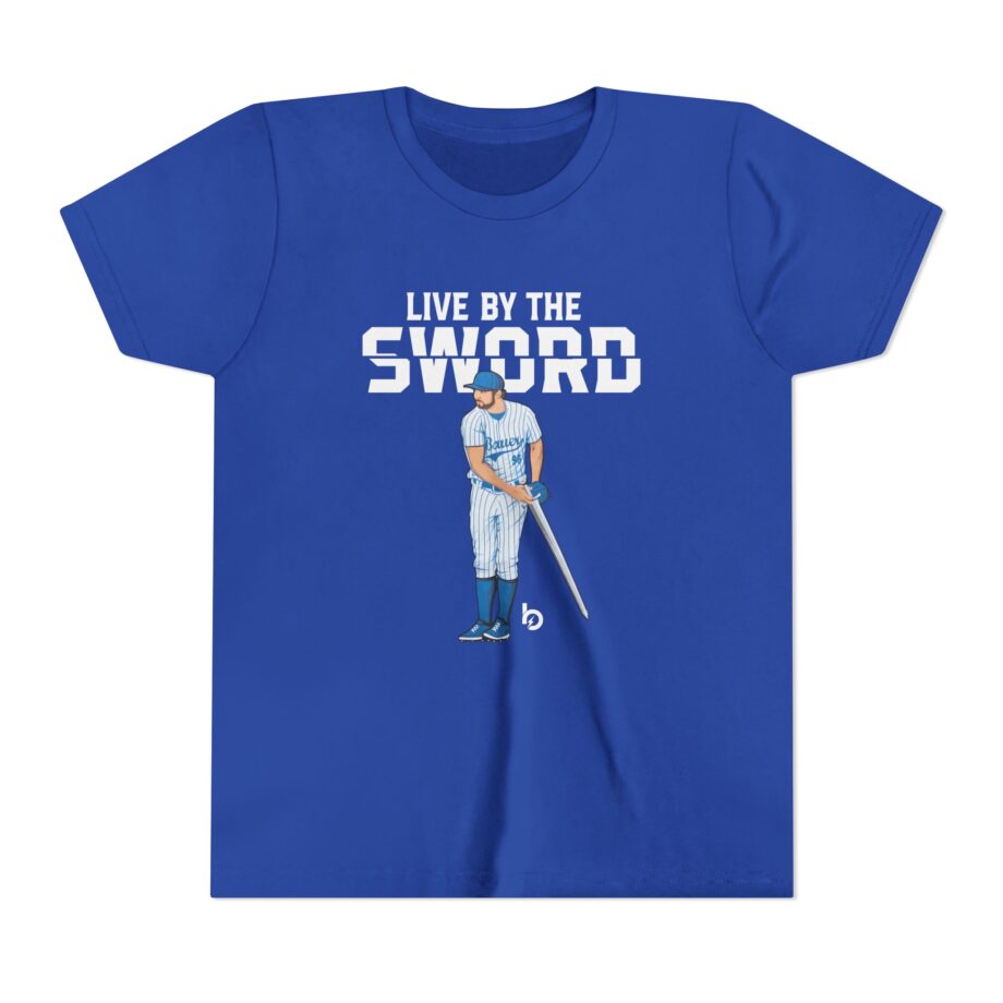 Trevor Bauer Live By The Sword Youth Short Sleeve Tee