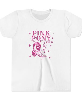 Chappell Roan Pink Pony Club Youth Short Sleeve Tee