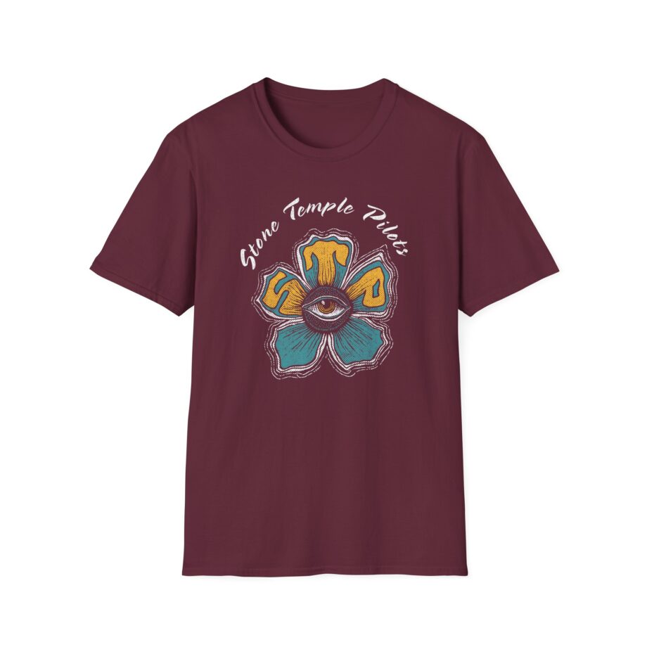 Stone Temple Pilots Eye Flower Unisex Softstyle T-Shirt
