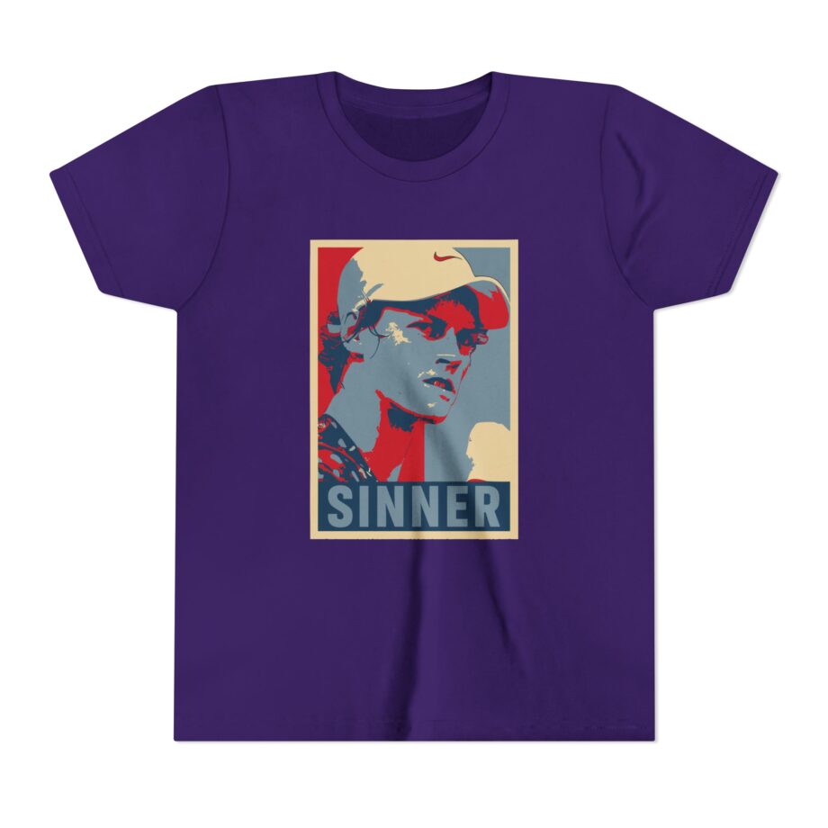 Jannik Sinner Youth Short Sleeve Tee
