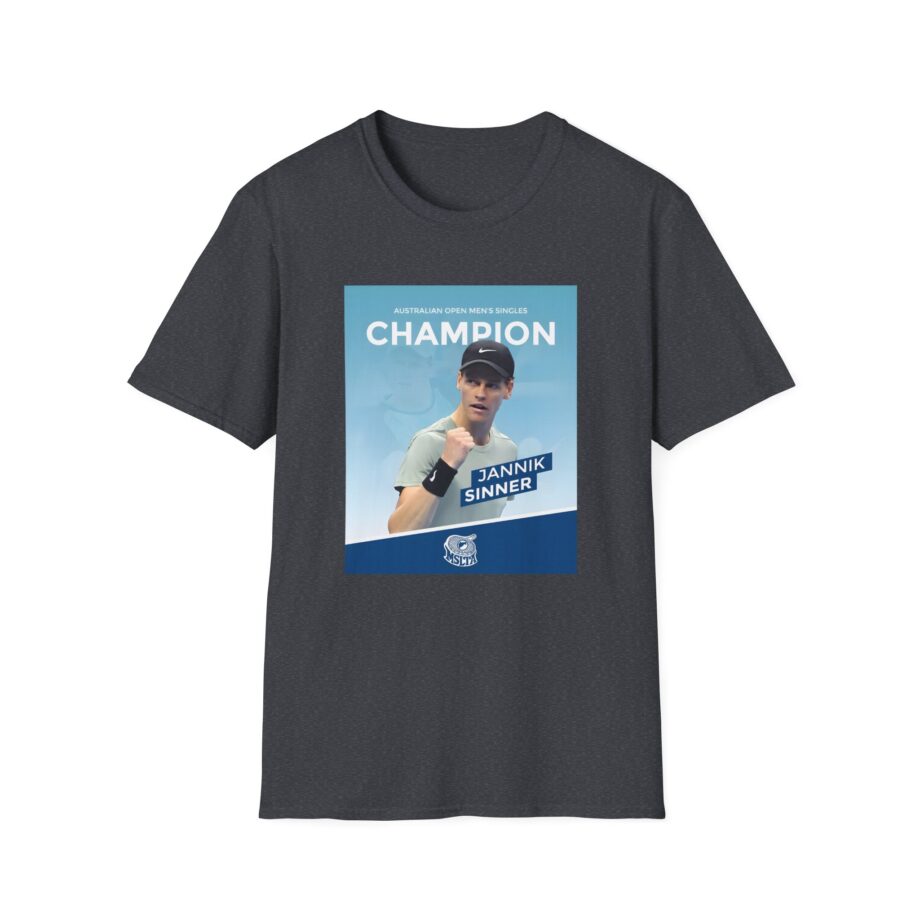 Jannik Sinner Australian Open Men's Singles Champion 2025 Unisex Softstyle T-Shirt