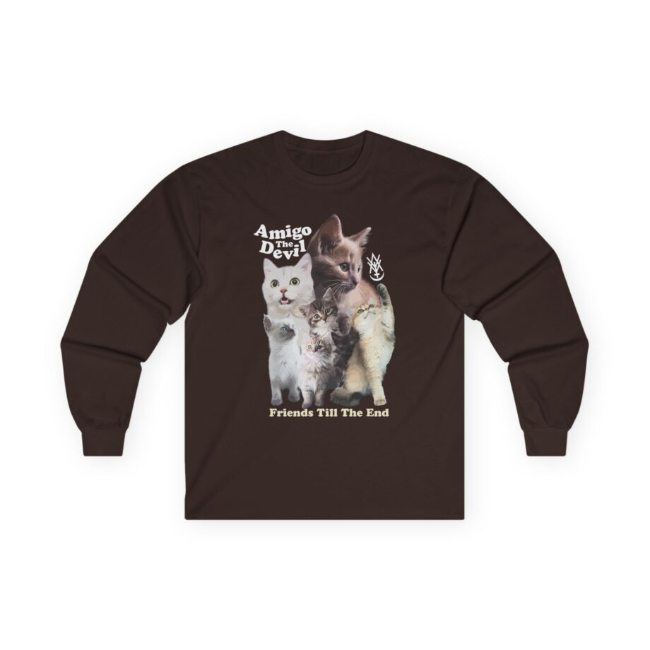 Amigo the Devil  Too Many Puppies Unisex Ultra Cotton Long Sleeve Tee