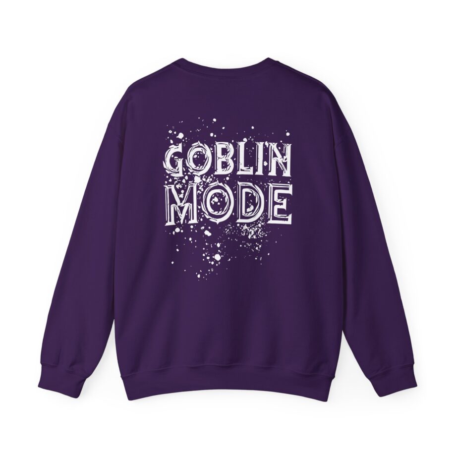 Nekrogoblikon Goblin Mode Raglan Unisex Heavy Blend Crewneck Sweatshirt