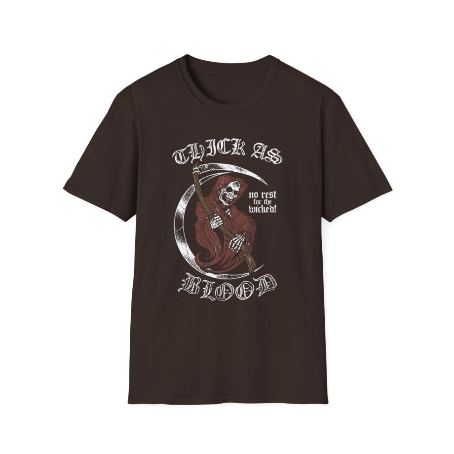 Thick as Blood No Rest Unisex Softstyle T-Shirt