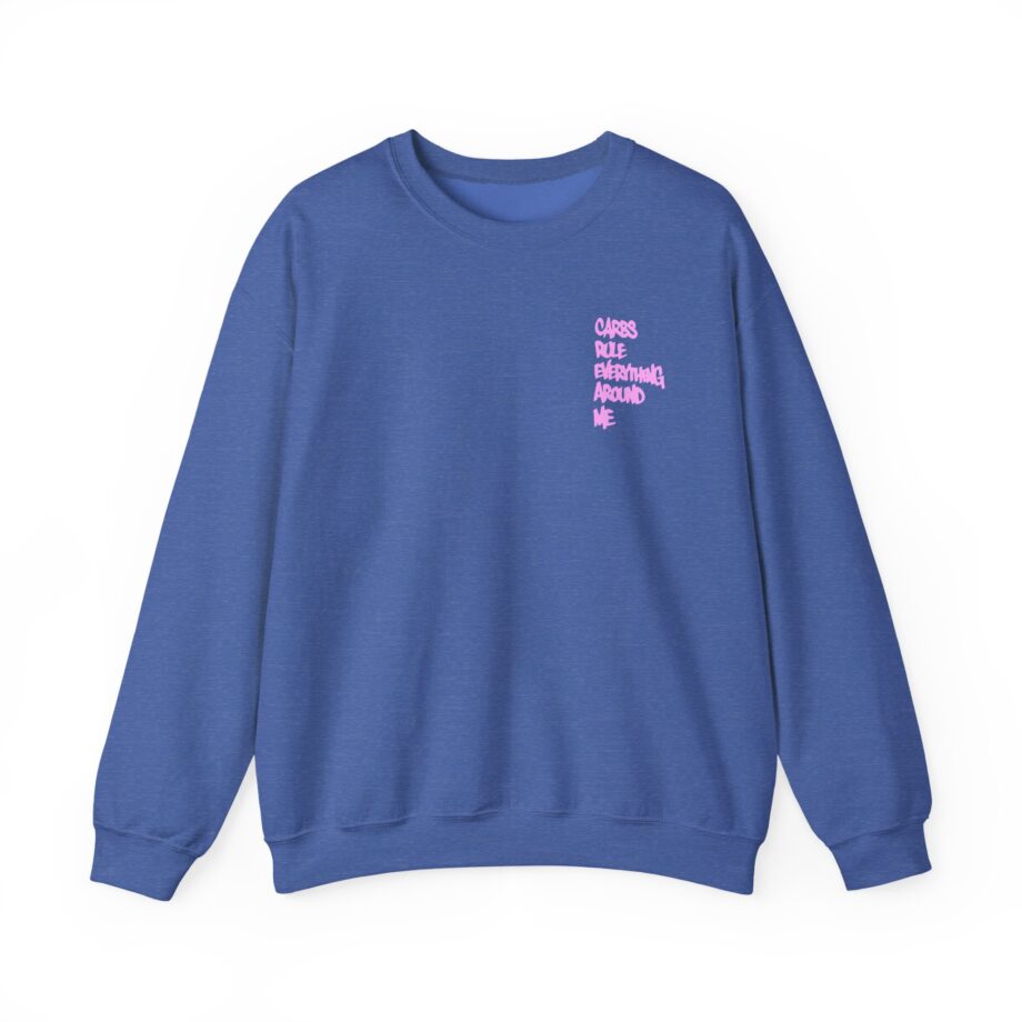 Method Man Carbs Rule Everything Around Me Unisex Heavy Blend Crewneck Sweatshirt