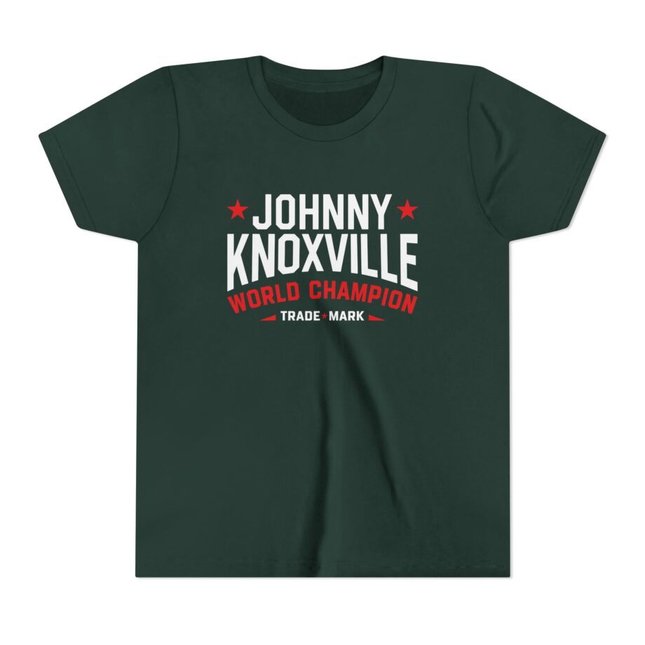 Jackass Johnny Knoxville World Champion Trade Mark Youth Short Sleeve Tee