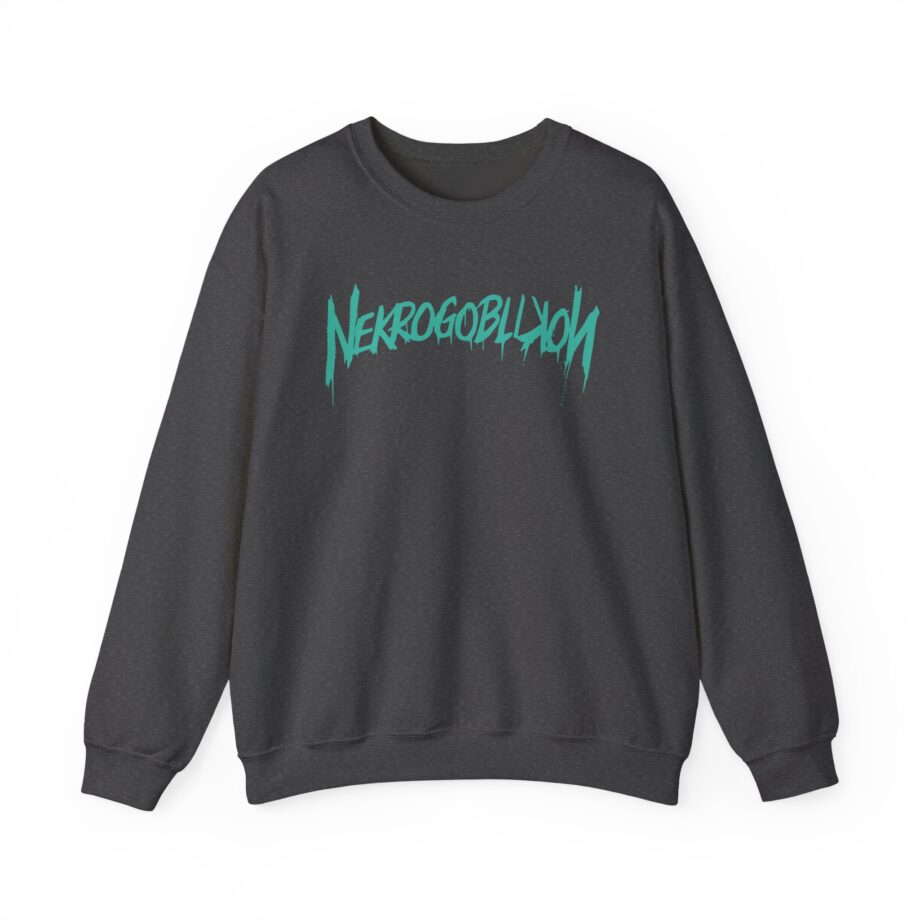 Nekrogoblikon Goblin Mode Crystal Wash Unisex Heavy Blend Crewneck Sweatshirt
